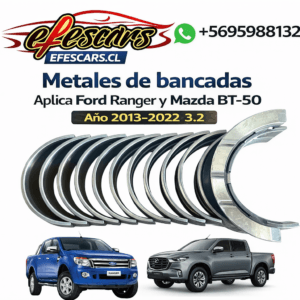 01-017-04 | Juego Metales Biela Ford Ranger/ Bt50 2013-22 3.2 Std