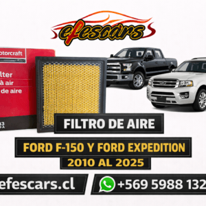 01-009-06 | Filtro Aire F150 (7C3Z-9601-A) Motorcraft