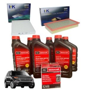 KIT ACEITES 5W30 MAS FILTROS ALT FORD EXPLORER 2012-2019 2.0